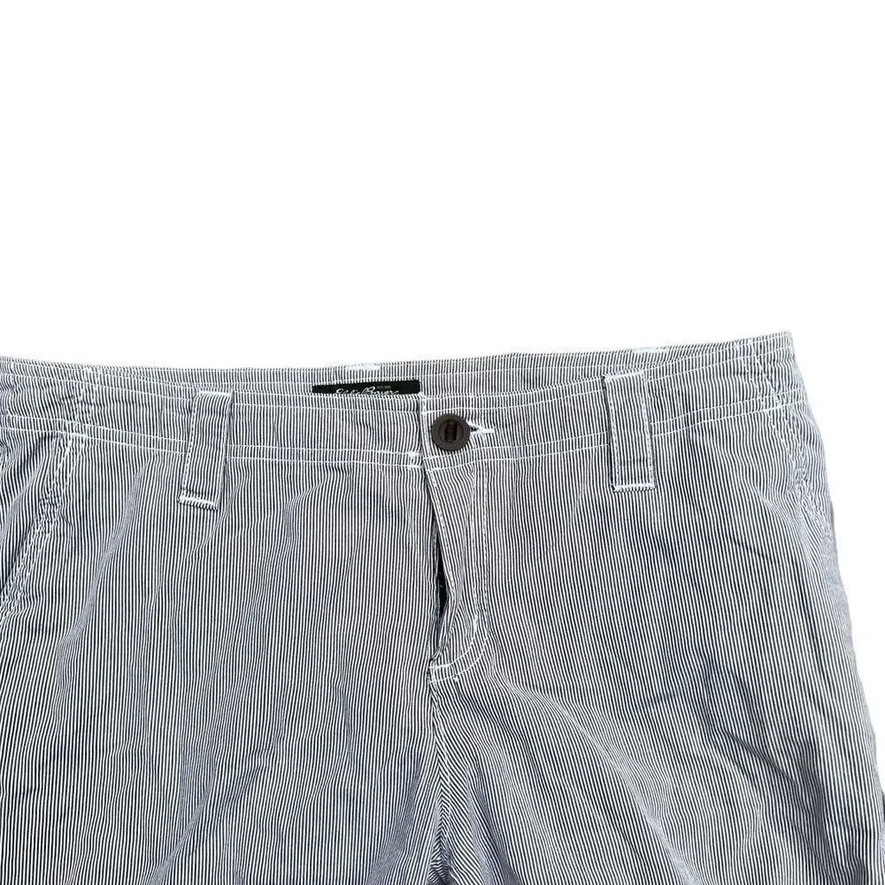 EDDIE BAUER Grey & White Striped Cropped Pants Size 6
